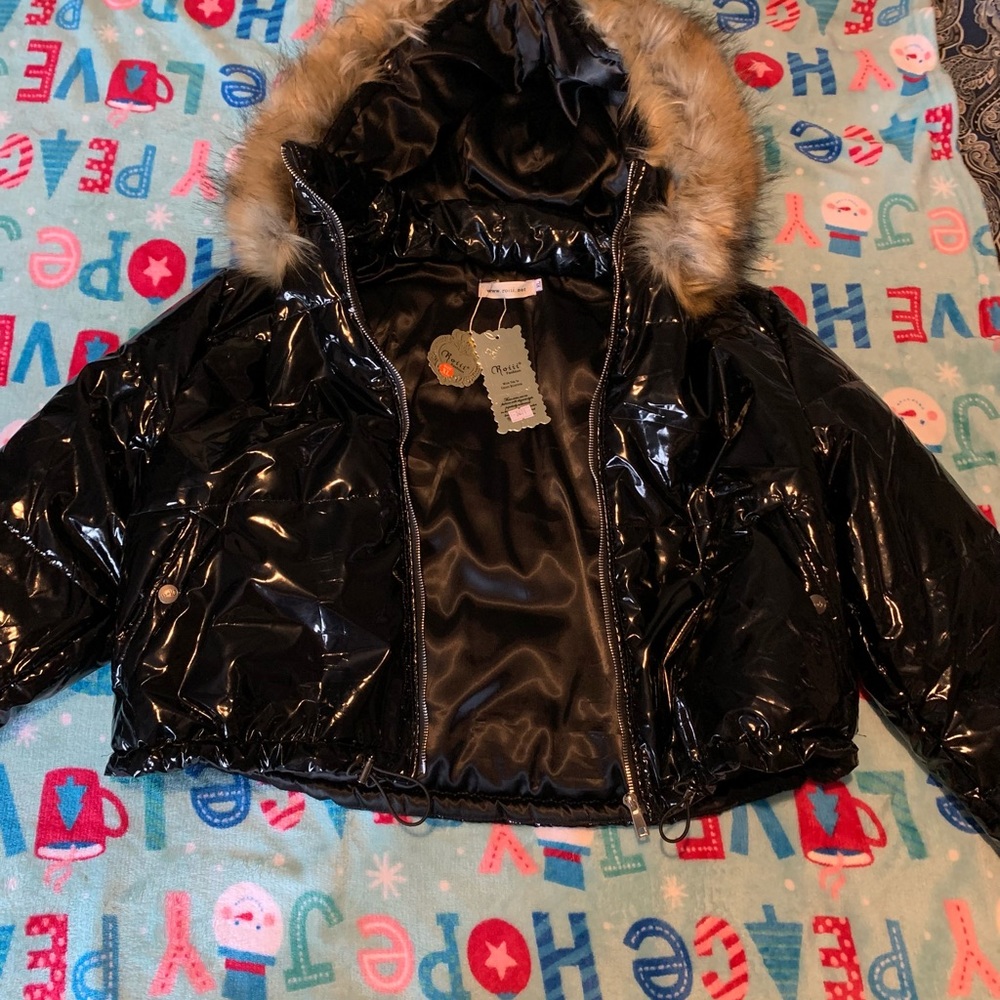 Black Bubble coat